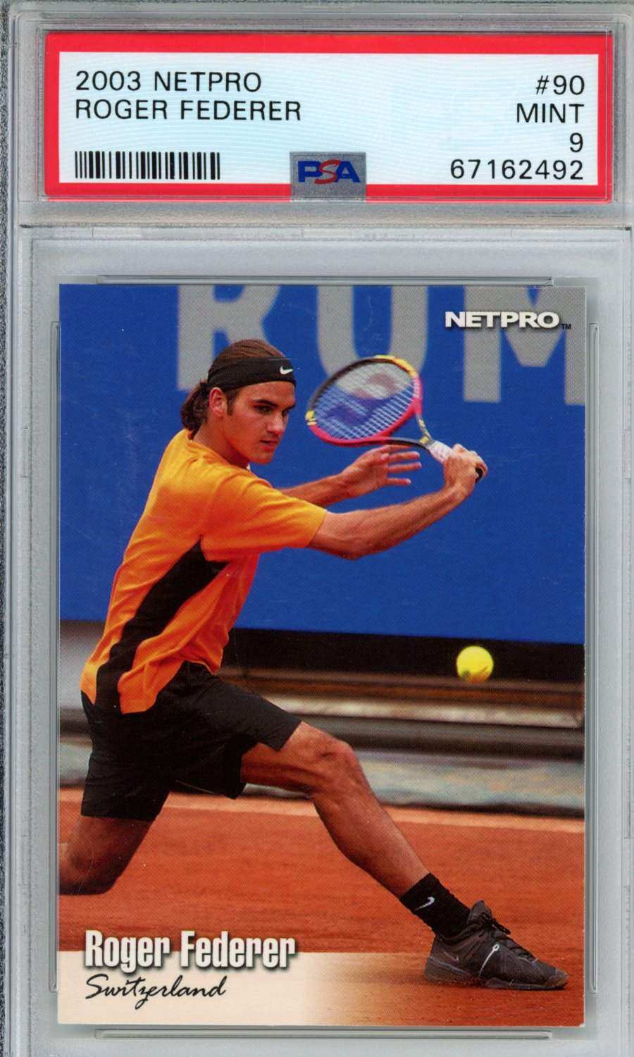 2003 Netpro Roger Federer #90 PSA 9