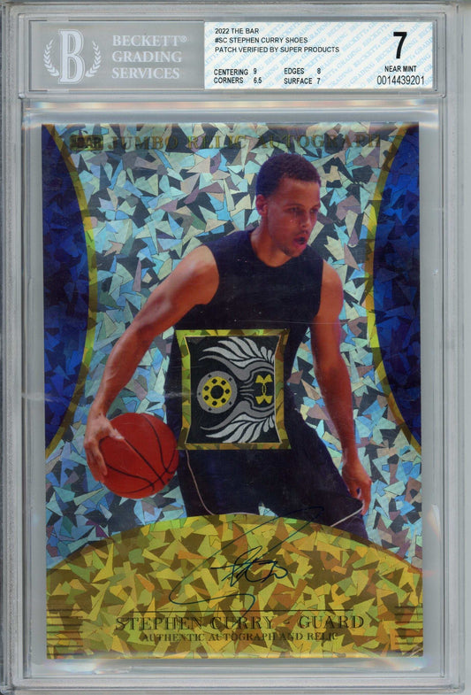 2022 The Bar Stephen Curry Shoes #SC BGS 7 Auto 10