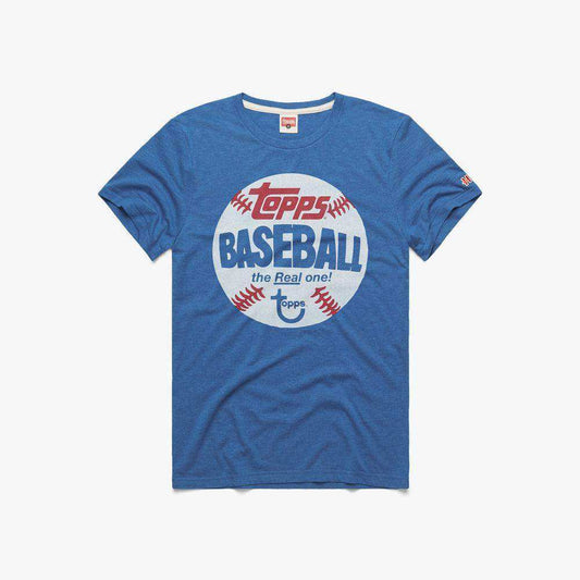 TOPPS BASEBALL THE REAL ONE BLUE T-SHIRT