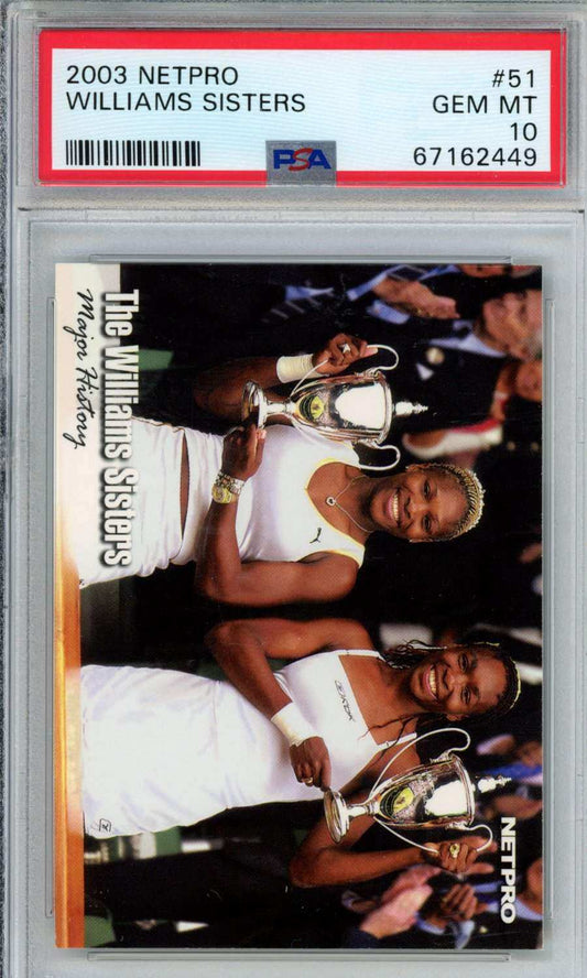 2003 Netpro Williams Sisters #51 PSA 10