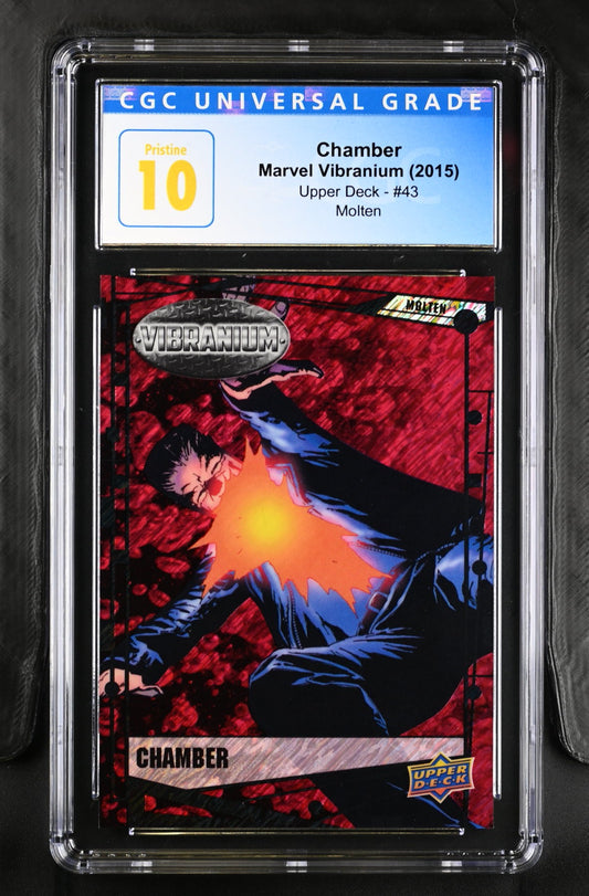 2015 Marvel Vibranium (2015 Upper Deck) Chamber #43 CGC 10