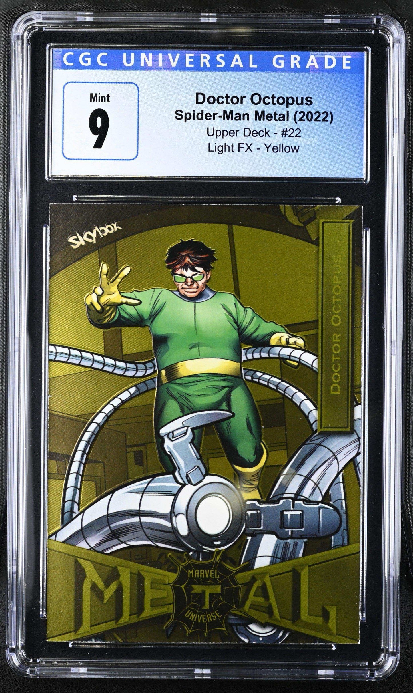 2022 Spider-Man Metal (2022 Upper Deck) Doctor Octopus #22 CGC 9