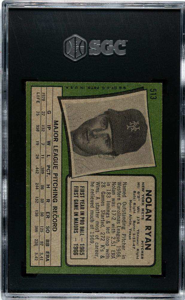 1971 Topps Nolan Ryan #513 SGC 6.5