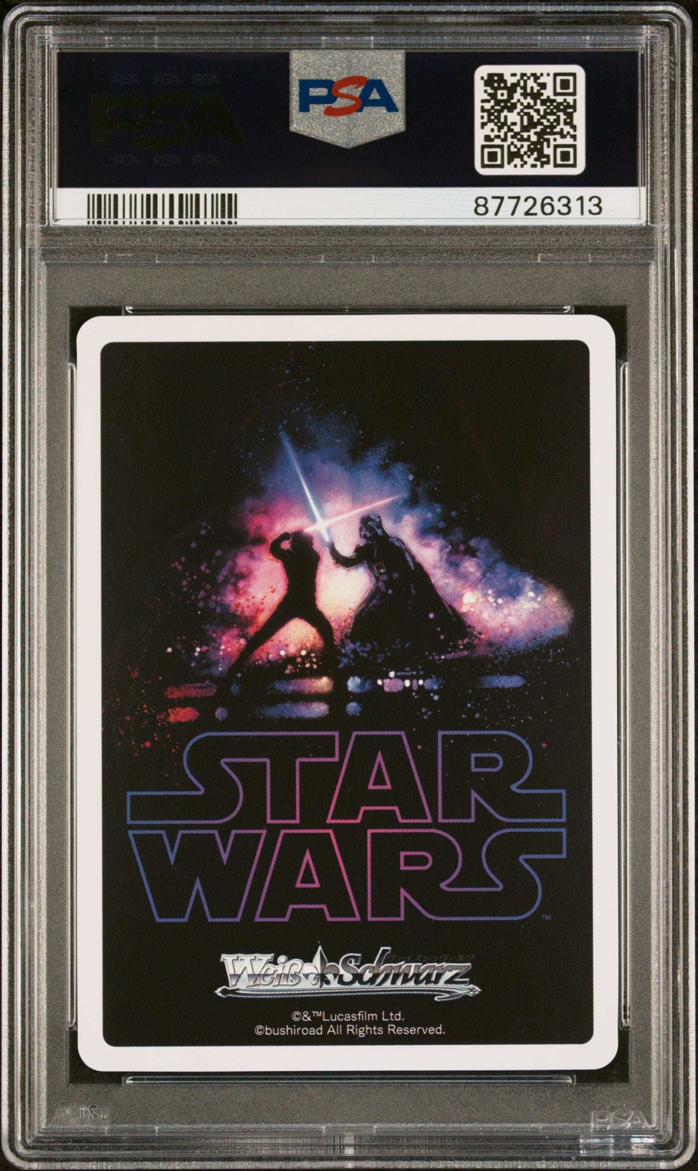 Weiss Schwarz DK. STH. LD-Darth Vader #055 Japanese SW/S49-SP PSA 9