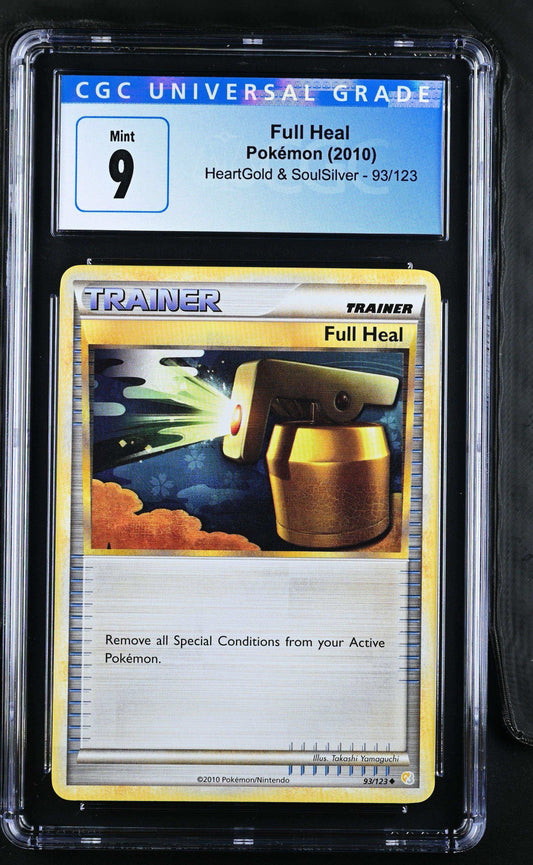 2010 Pokémon TCG Full Heal #93/123 English CGC 9