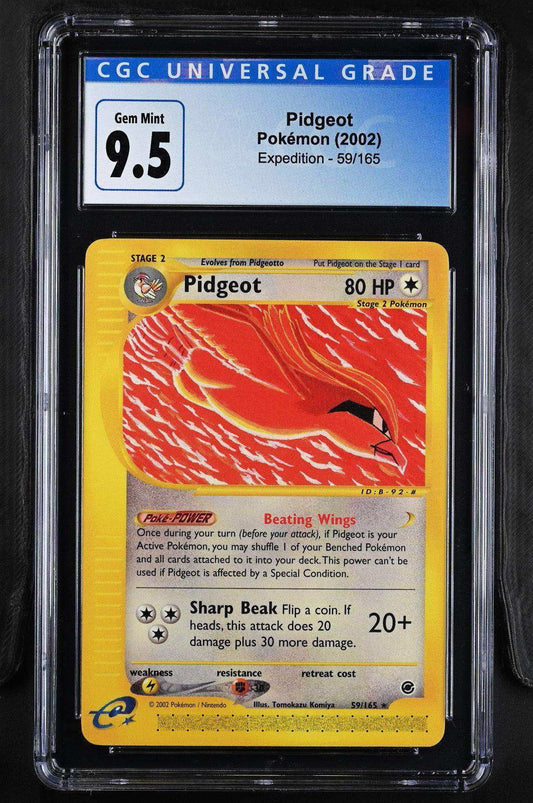 2002 Pokémon TCG Pidgeot #59/165 English CGC 10