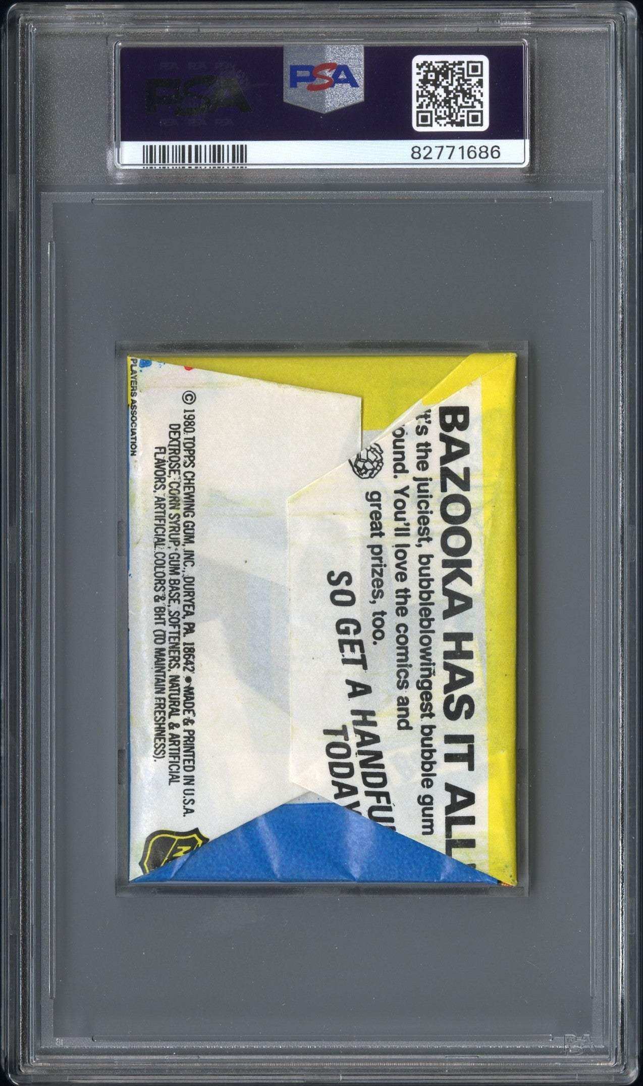 1980 Topps Hockey Wax Pack Wax Pack PSA 7