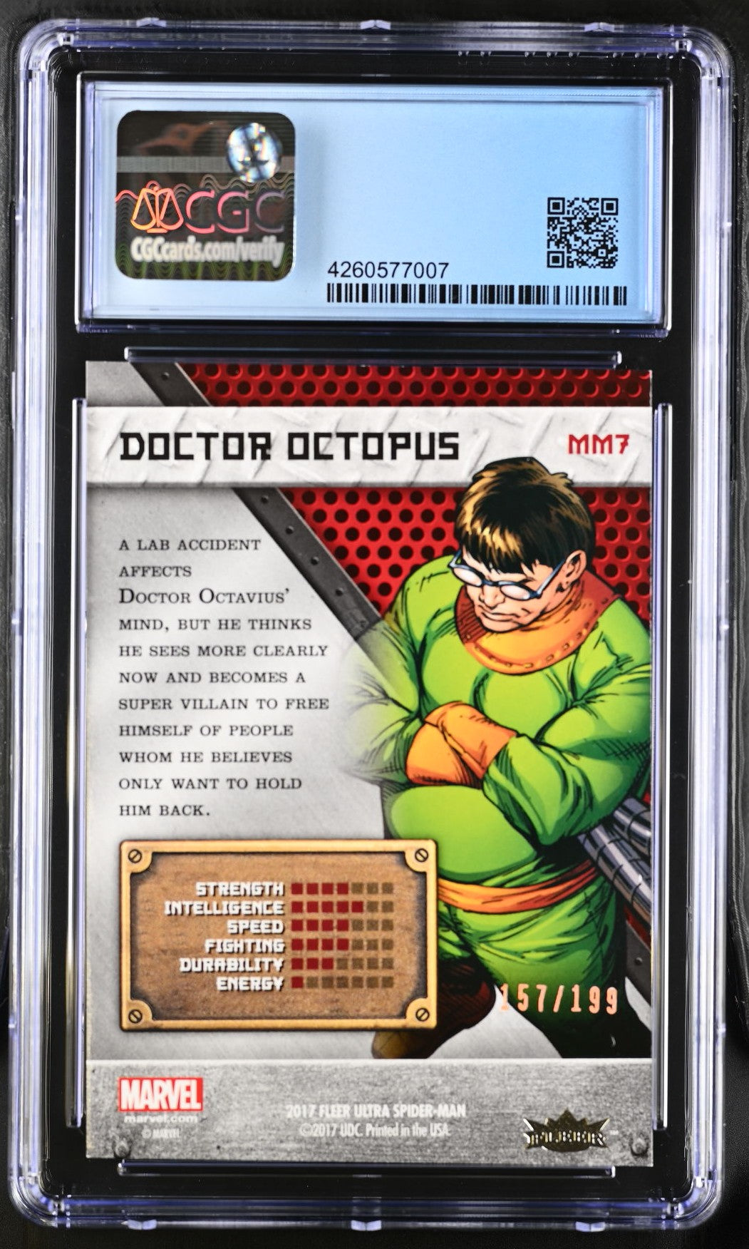 2017 Fleer Ultra Spider-Man (2017 Upper Deck) Doctor Octopus #MM7 CGC 8.5