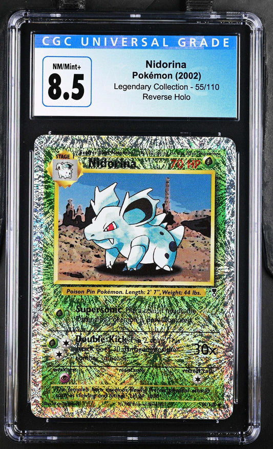 2002 Pokémon TCG Nidorina #55/110 English CGC 8.5