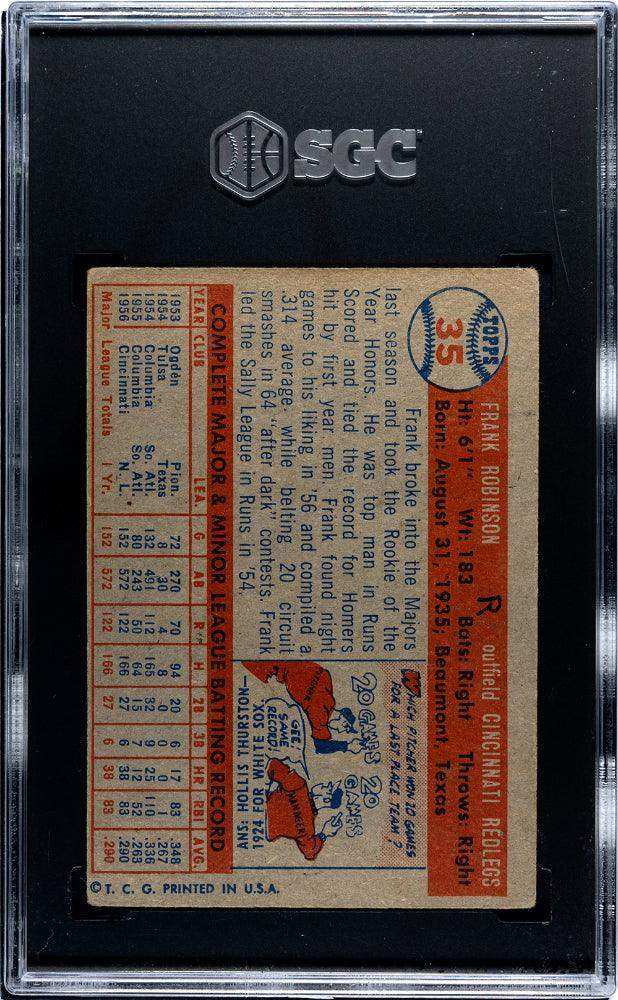 1957 Topps Frank Robinson #35 SGC 3