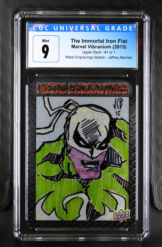 2015 Marvel Vibranium (2015 Upper Deck) The Immortal Iron Fist #1 of 1 CGC 9