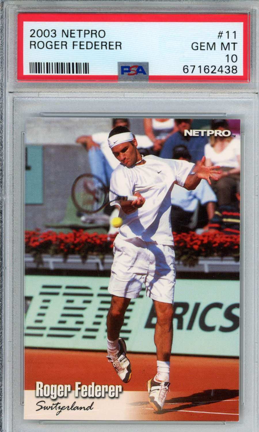 2003 Netpro Roger Federer #11 PSA 10