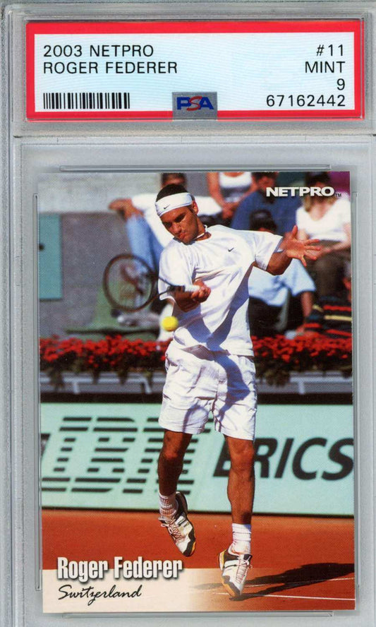 2003 Netpro Roger Federer #11 PSA 9