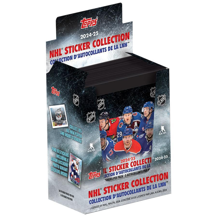 Topps 2024-25 Hockey Sticker Collection Box (50 Packs)