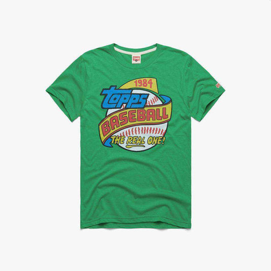 TOPPS BASEBALL 1984 GREEN T-SHIRT