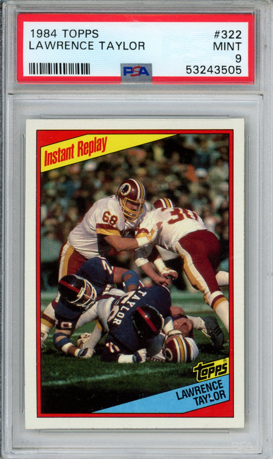 1984 Topps Lawrence Taylor #322 PSA 9