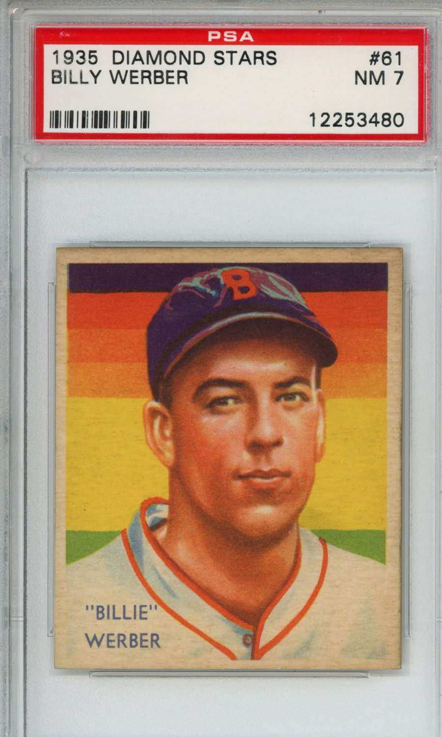 1935 Diamond Stars Billy Werber #61 PSA 7