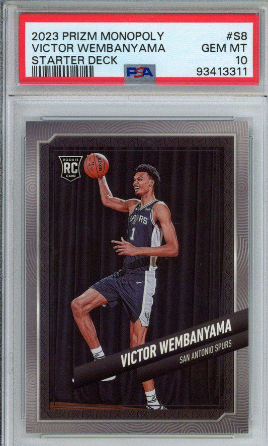 2023 Panini Prizm Monopoly Starter Deck Victor Wembanyama #S8 PSA 10