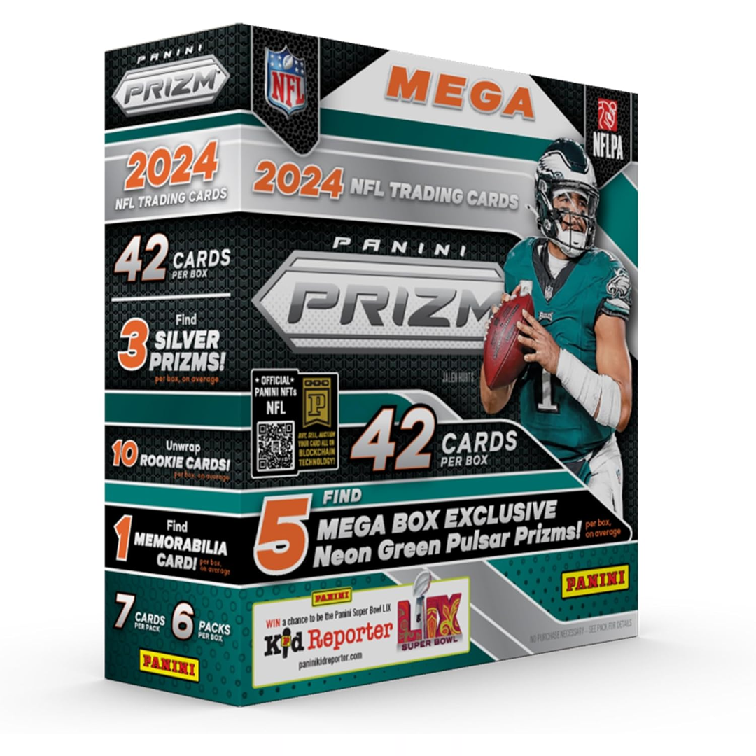 2024 Panini Prizm NFL Football Mega Box