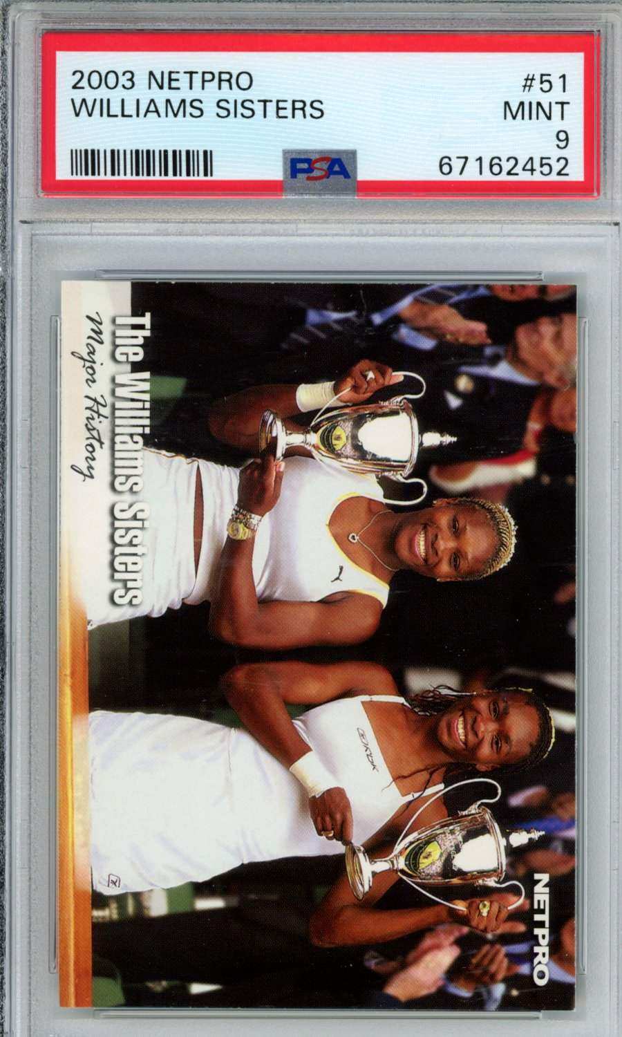 2003 Netpro Williams Sisters #51 PSA 9