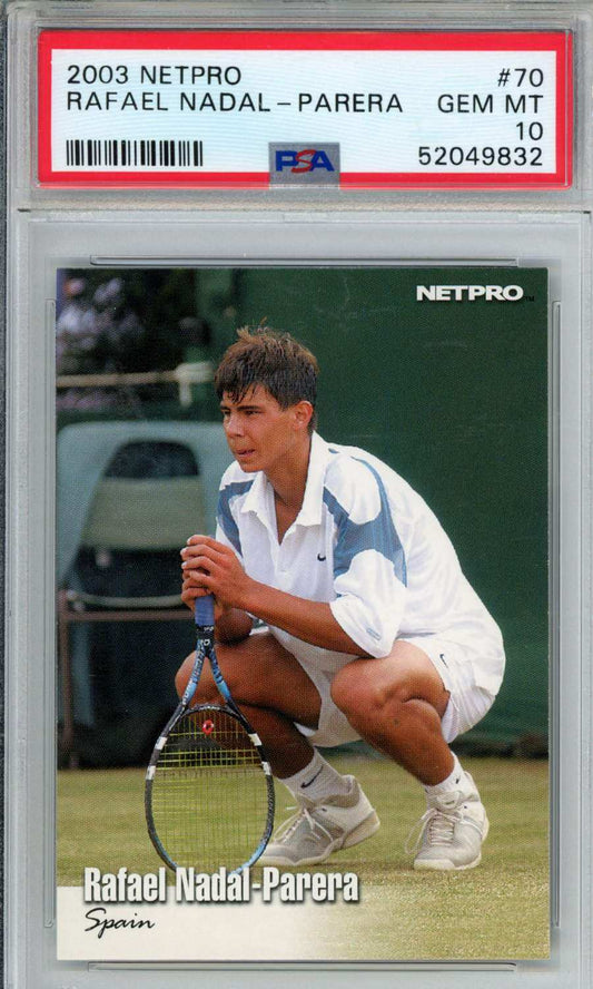 2003 Netpro Rafael Nadal-Parera #70 PSA 10