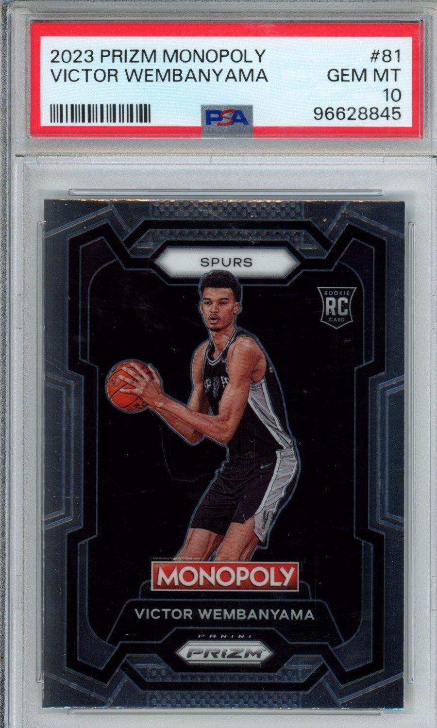 2023 Panini Prizm Monopoly Victor Wembanyama #81 PSA 10