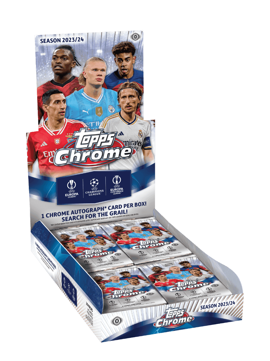 2023-24 Topps Chrome UEFA Club Competitions Hobby Box