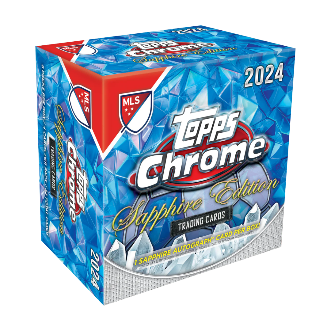 2024 Topps Chrome MLS Major League Soccer Sapphire Edition