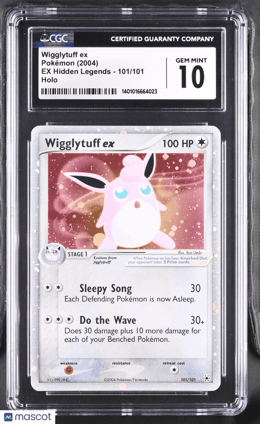 2004 Pokémon TCG Wigglytuff ex #101/101 English CGC 10