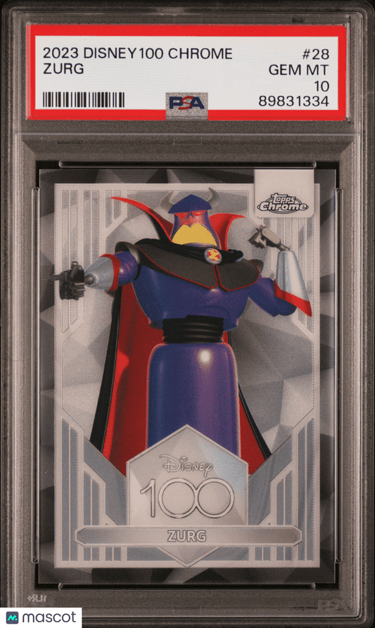 2023 Topps Chrome Disney100 Zurg #28 PSA 10