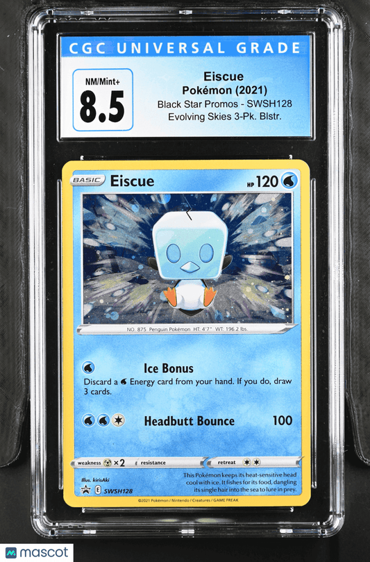 2021 Pokémon TCG Eiscue #SWSH128 English CGC 8.5