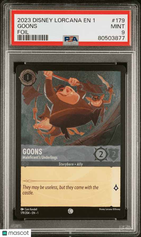 2023 Disney Lorcana TCG Goons #179 PSA 9