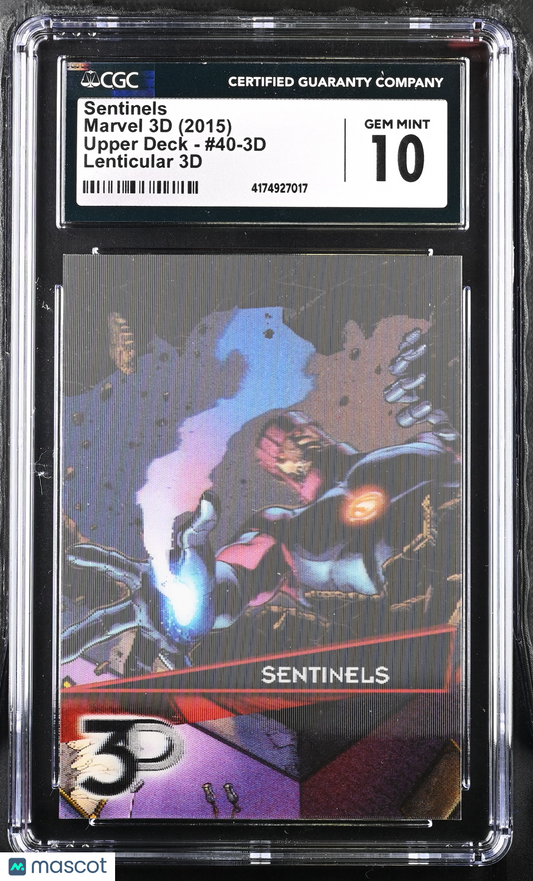 2015 Marvel 3DZ (2015 Upper Deck) Sentinels #40-3D CGC 10