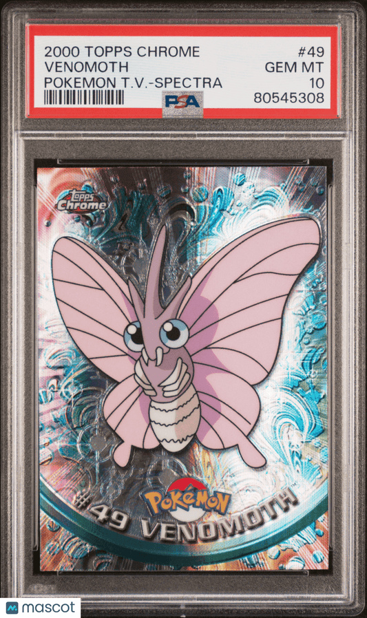 2000 PokéMon TCG Venomoth #49 PSA 10