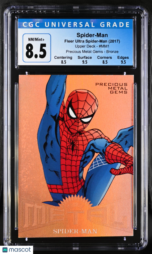 2017 Fleer Ultra Spider-Man (2017 Upper Deck) Spider-Man #MM1 CGC 8.5