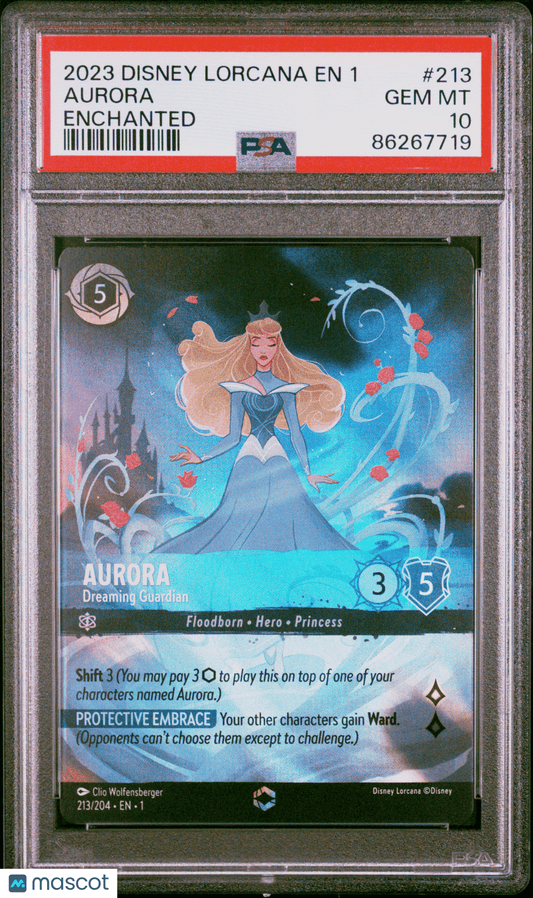 2023 Disney Lorcana TCG Aurora #213 PSA 10