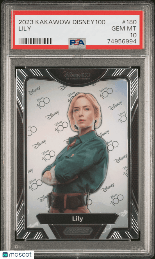 2023 Kakawow Phantom Disney100 Wondrous Character Lily #180 PSA 10