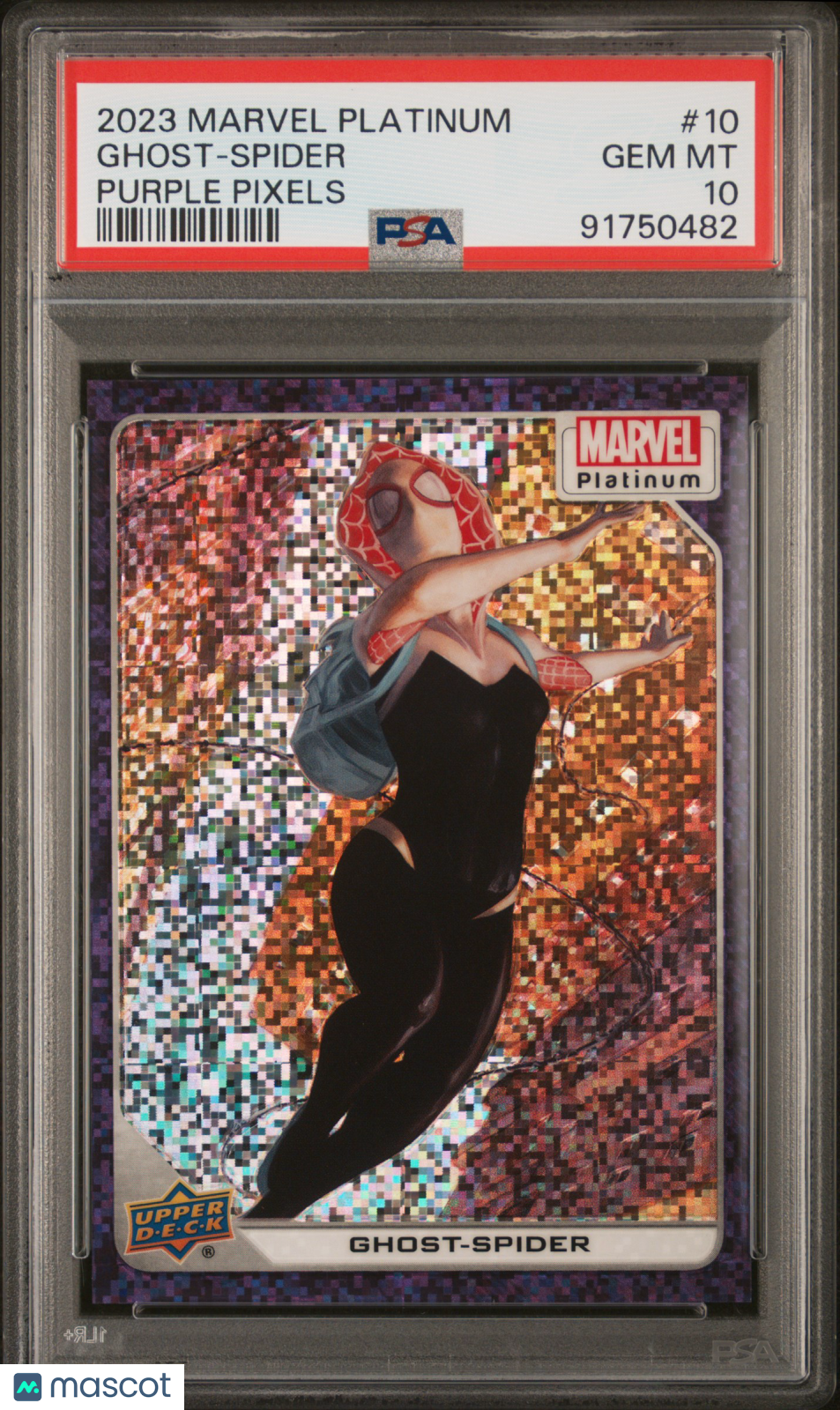 2023 Upper Deck Marvel Platinum Ghost-Spider #10 PSA 10