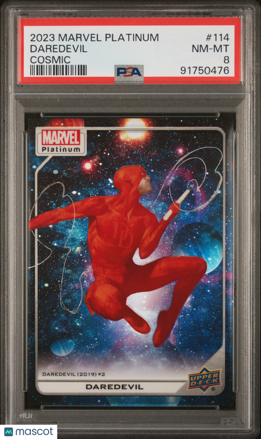 2023 Upper Deck Marvel Platinum Daredevil #114 PSA 8