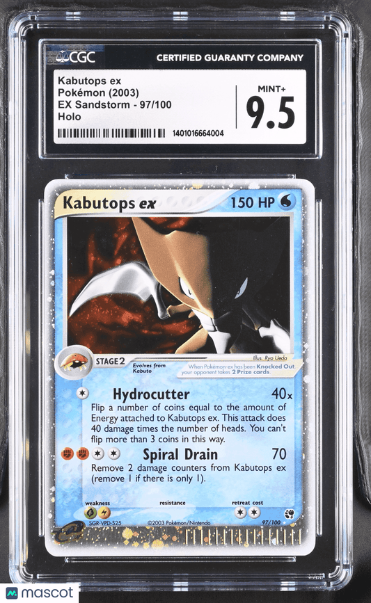 2003 Pokémon TCG Kabutops ex #97/100 English CGC 9.5