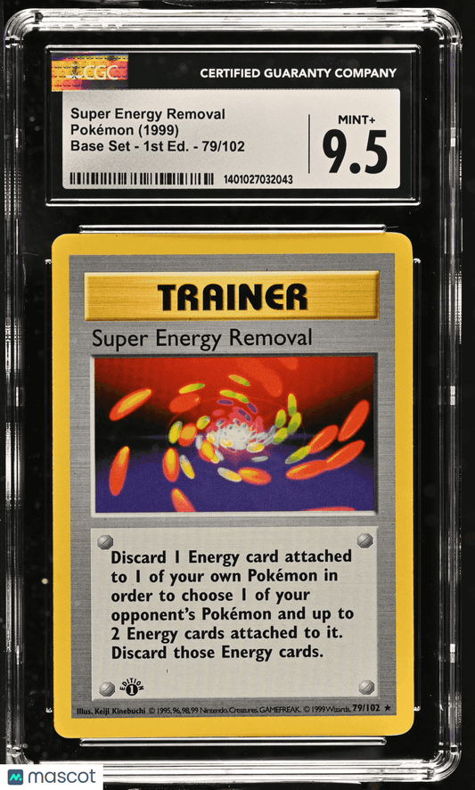 1999 Pokémon TCG Super Energy Removal #79/102 English CGC 9.5