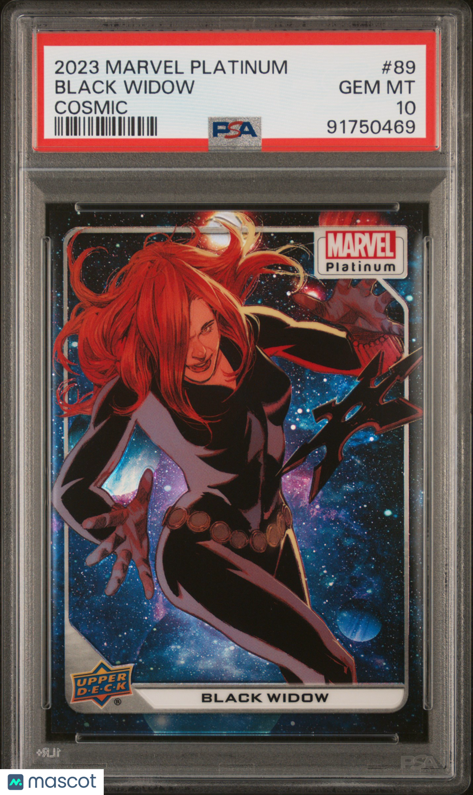 2023 Upper Deck Marvel Platinum Black Widow #89 PSA 10