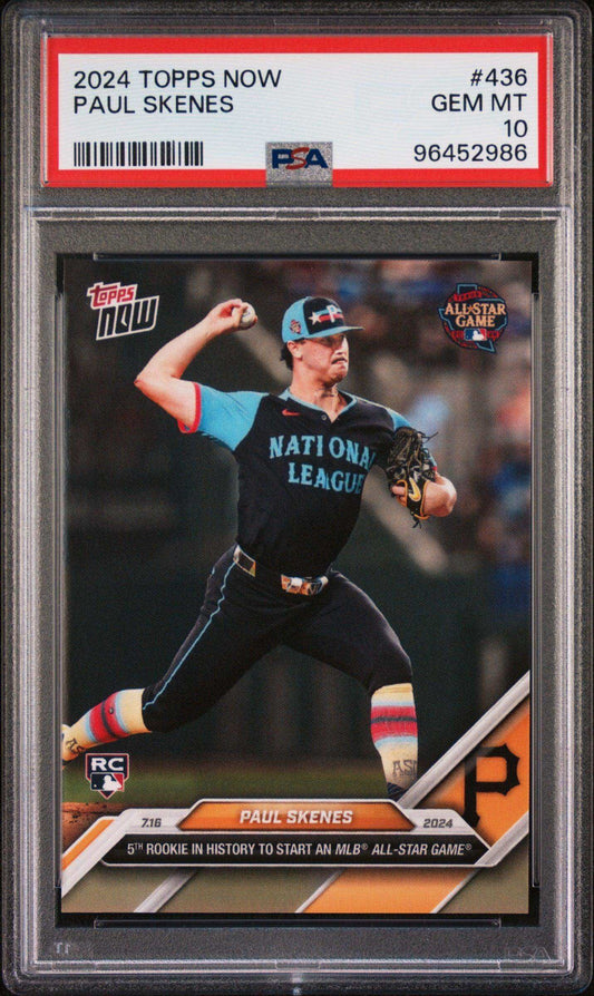 2024 Topps Now Paul Skenes #436 PSA 10