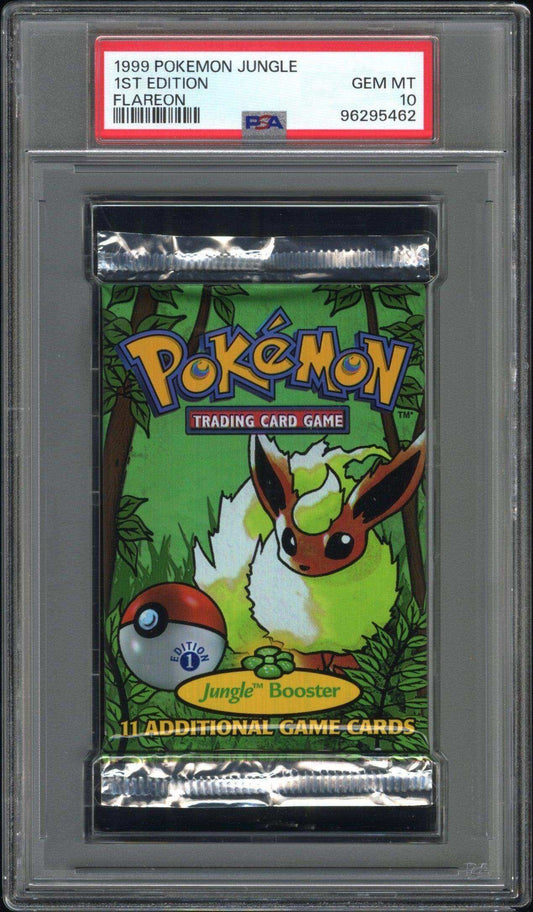 1999 Pokemon Jungle Pack 1ST Edition Flareon PSA