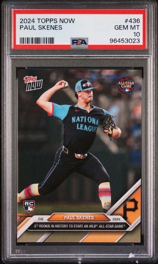 2024 Topps Now Paul Skenes #436 PSA 10