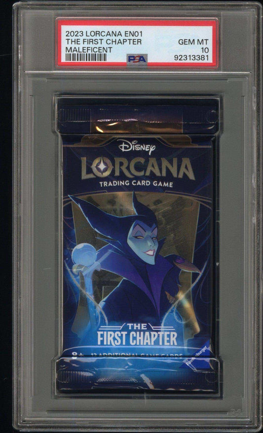 2023 Lorcana The First Chapter Pack The First Chapter Maleficent PSA 10