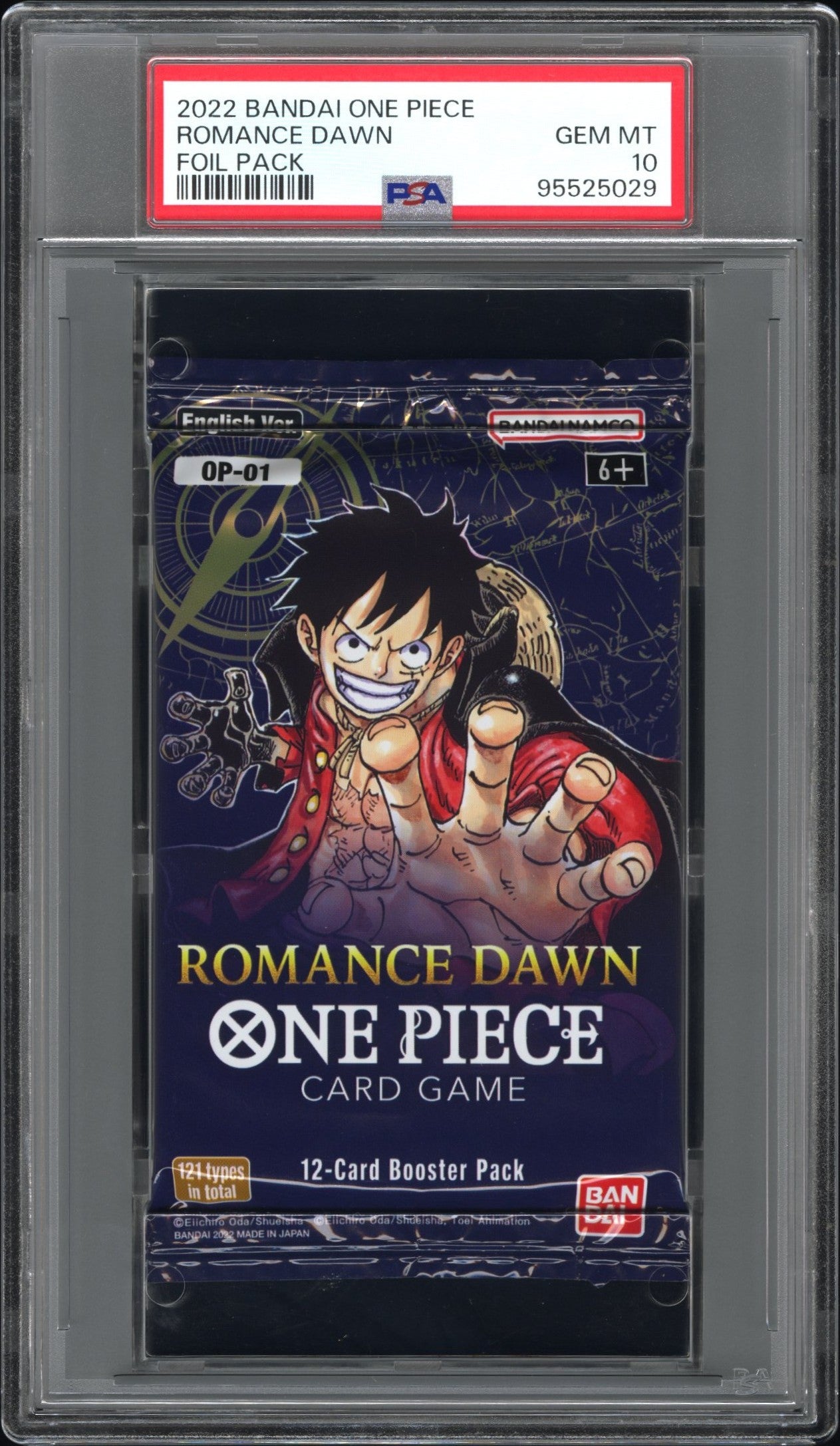 2022 Bandai One Piece Romance Dawn Foil Pack Romance Dawn PSA 10