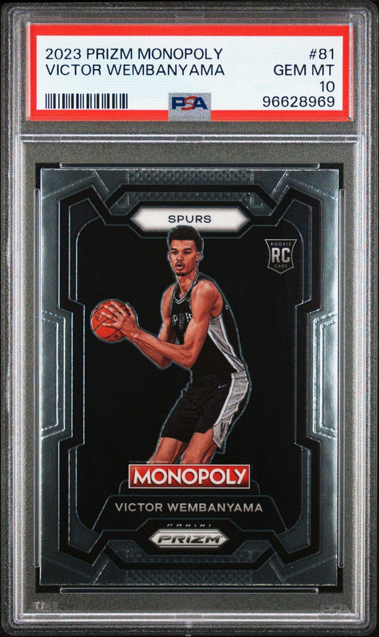 2023 Panini Prizm Monopoly Victor Wembanyama #81 PSA 10