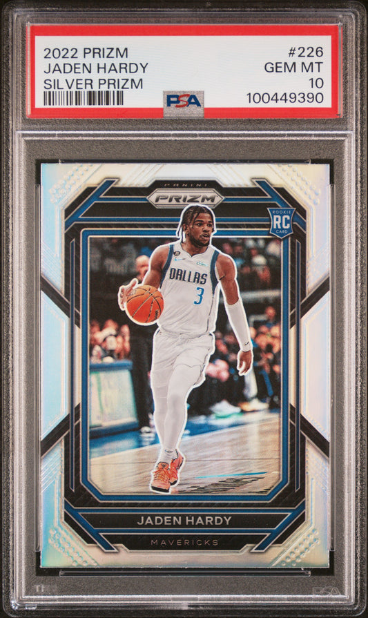 2022 Panini Prizm Jaden Hardy #226 Silver PSA 10