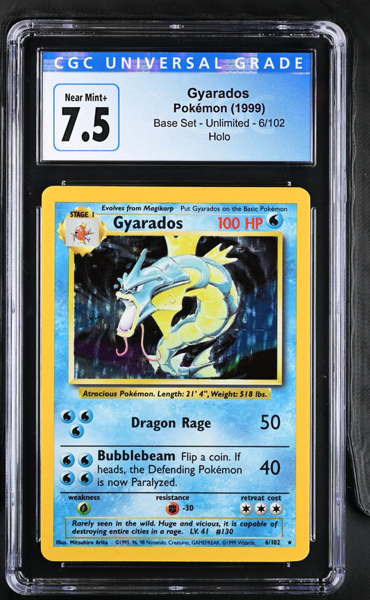 Pokémon Gyarados #6/102 English CGC 7.5